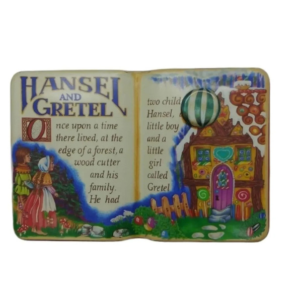 Silver Crane Co. "Hansel  and Gretel" Story Tin - Picture 1 of 7